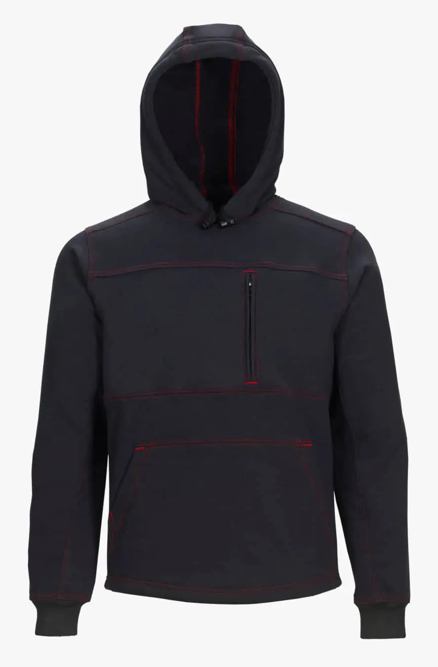 LAKELAND - Pull Over Hoodie. Dual certified, NFPA 70E, 2112 certified, Black - Becker Safety and Supply