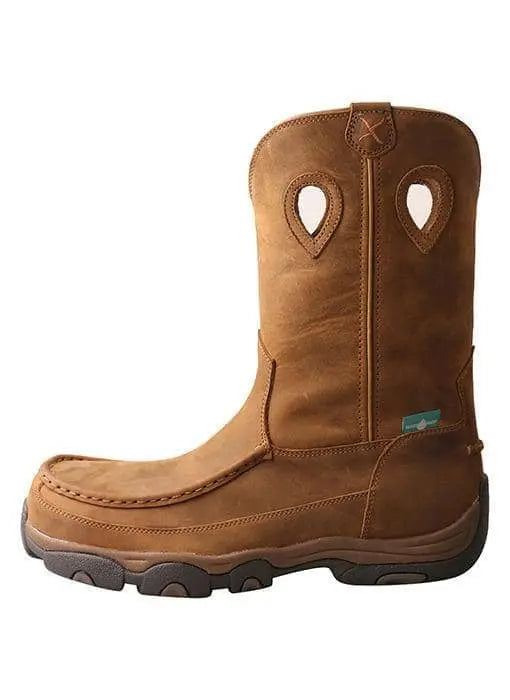TWISTED X - Mens 11", Work Comp Toe Pull-On Hiker Boot, Waterproof - Becker Safety and Supply