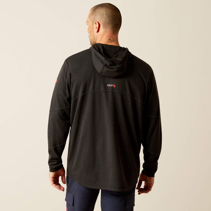 ARIAT - FR Primo Hooded T-Shirt, Black - 2XL
