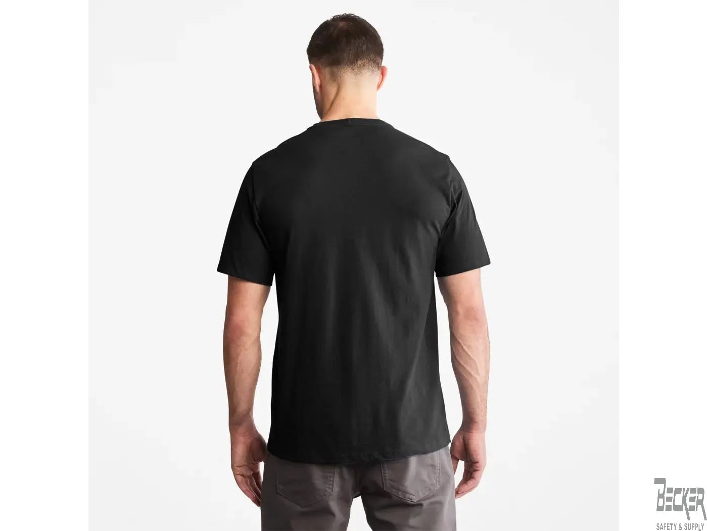 TIMBERLAND PRO - Base Plate Short Sleeve T-Shirt, Burnt Olive - Becker Safety and Supply